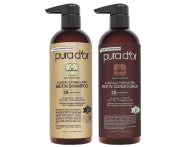 Pura D'or Biotin Shampoo & Conditioner Set, 24 fl oz/709 mL