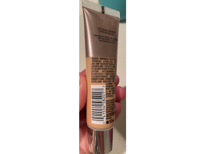 Maybelline New York Dream Urban Cover Protective Liquid Foundations, SPF 40, 115 Ivory, 1 fl oz/30 mL