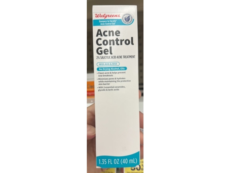 Walgreens Acne Control Gel, 1.35 fl oz/40 mL