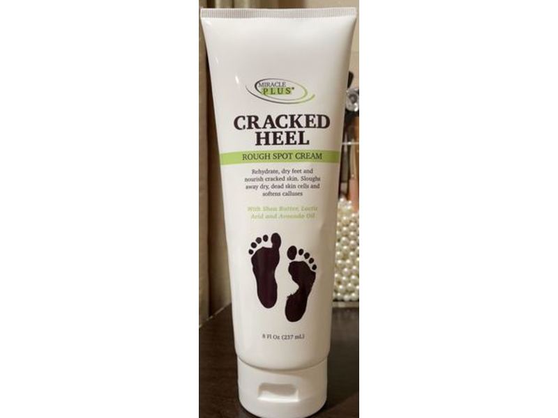 Miracle Plus Cracked Heel Rough Spot Cream, 8 fl oz/237 mL