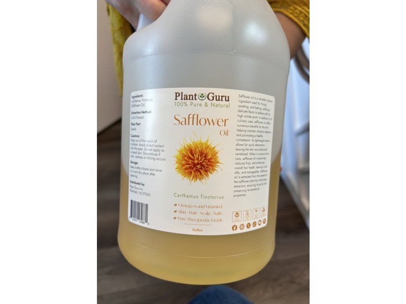 Plant Guru Safflower Oil, 1 Gallon
