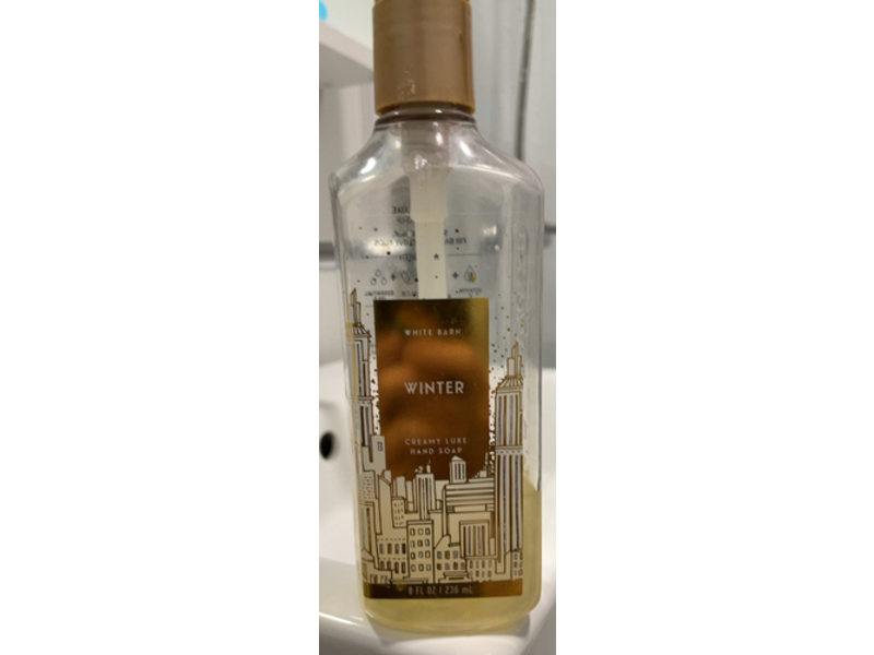 Bath & Body Works Creamy Luxe Hand Soap, Winter, White Bark, 8 fl oz/236 mL
