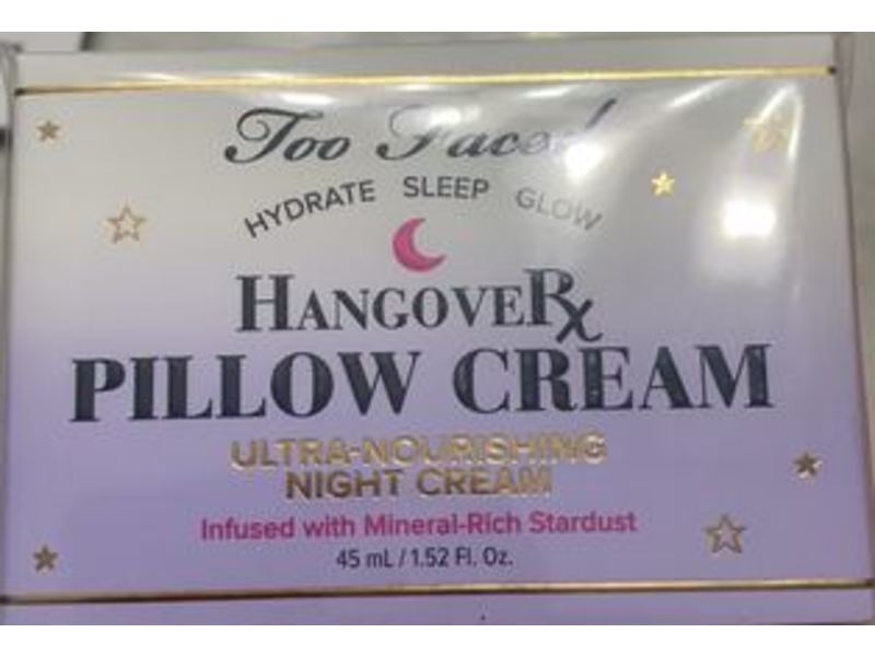 Too Faced Hangover Pillow Cream, 1.52 fl oz/45 mL