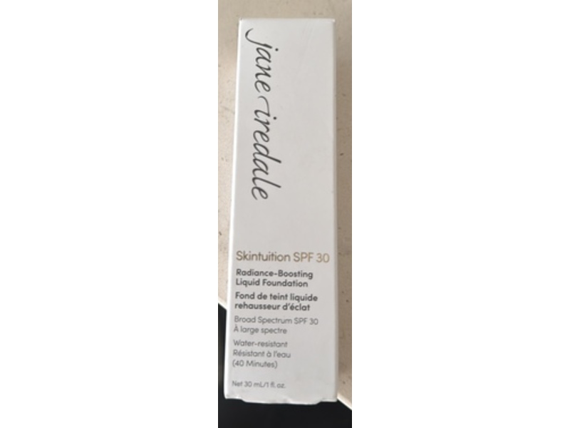 Jane Iredale Skintuition Radiance-Boosting Liquid Foundation, 34 Light Medium, 1 fl oz/30 mL