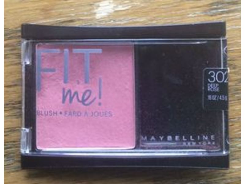 Maybelline New York Fit Me Blush, 302 Deep Rose, 0.16 oz/4.5 g