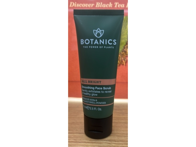 Botanics All Bright Smoothing Face Scrub, 2.5 fl oz/75 mL