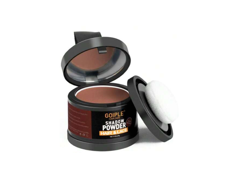 Goiple Hair Care Hair & Lace Shadow Powder, Dark Brown, 0.18 oz/5 g