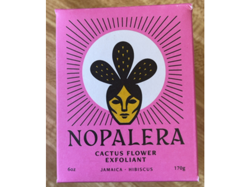 Nopalera Cactus Flower Exfoliant, Hibiscus & Jamaica, 6 oz/170 g
