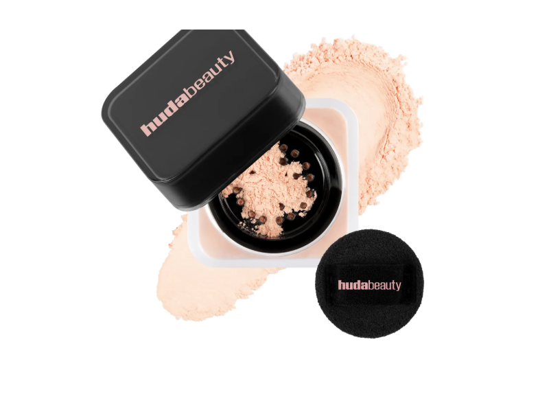 Huda Beauty Baby Bake Loose Baking & Setting Powder, Peach Pie, 0.21 oz/6 g.
