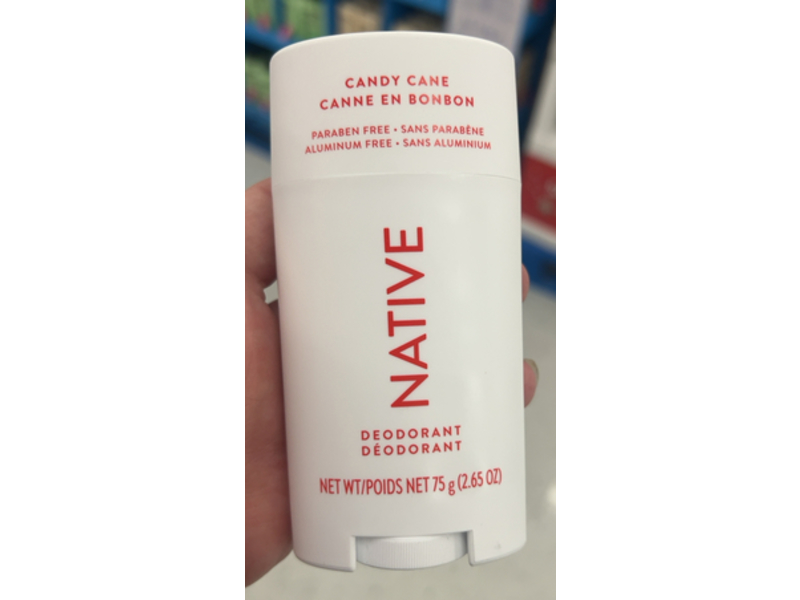 Native Deodorant, Candy Cane,2.65 oz/75 g