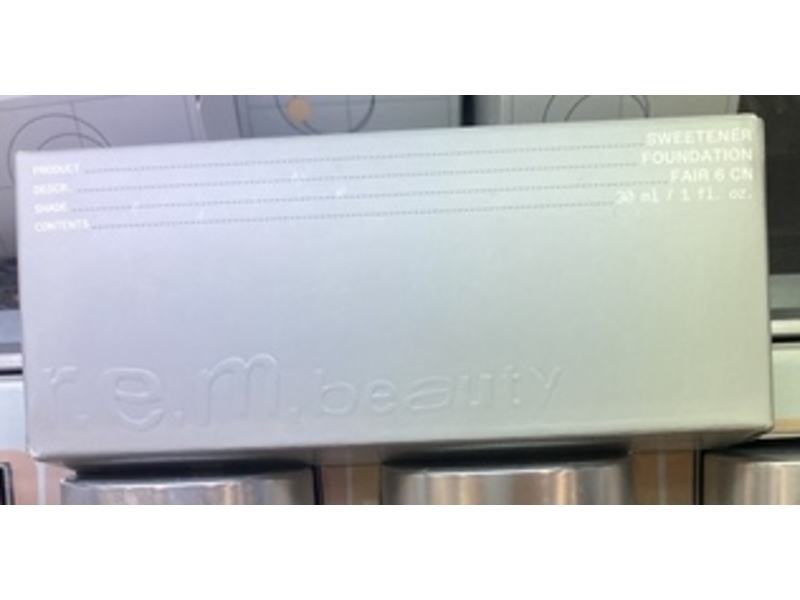 R.E.M. Beauty Sweetener Foundation, Fair 6CN, 1 fl oz/30 mL