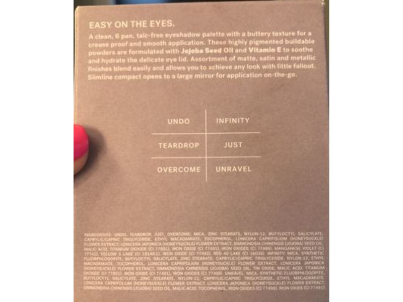 Ilia The Necessary Eyeshadow Palette, Cool Nude, 0.05 oz/1.5 g