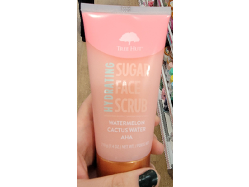 Tree Hut Hydrating Face Scrub, Watermelon & Cactus Water, 7.4 oz/210 g