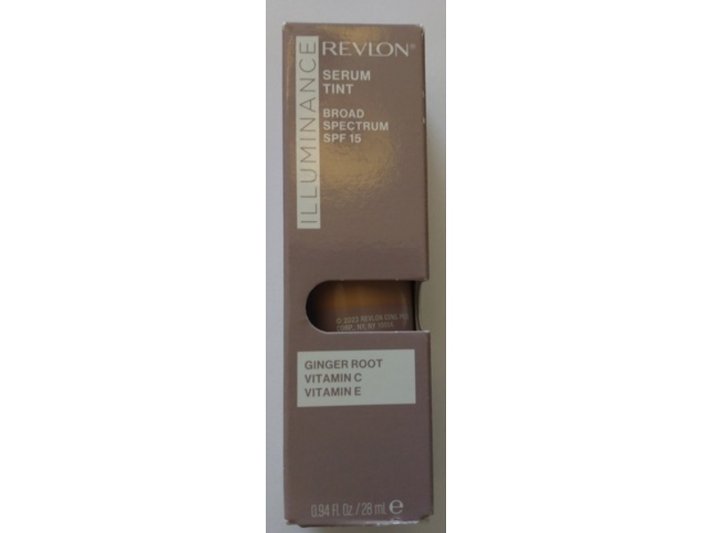Revlon Illuminance Tinted Serum, SPF 15, 213 Light Natural, Ginger Root + Vitamin C & E, 0.94 fl oz/28 mL