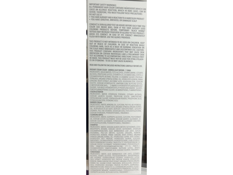 Madison Reed Radiant Permanent Hair Color Kit, 7.5NNA Umbria Light Neutral Brown, 1 Application