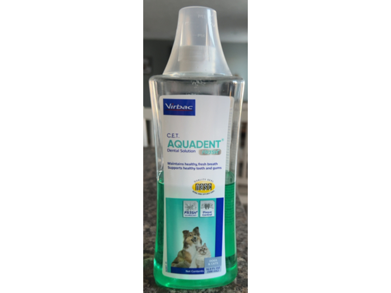 Virbac C.E.T. Aquadent Dental Solution, 16.9 fl oz/500 mL