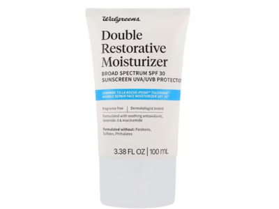 Walgreens Double Restorative Moisturizer, SPF 30, 3.38 fl oz/100 mL