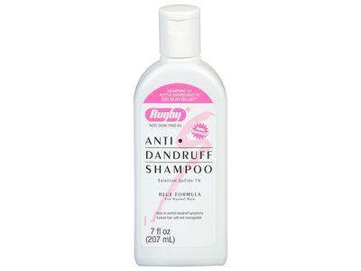 Rugby Anti-Dandruff Shampoo, Selenium Sulfide 1%, 1 fl oz/207 mL