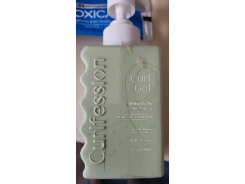 CURLFESSION Styling Curl Gel, Chamomile & Aloe Vera, 8 fl oz/236 mL
