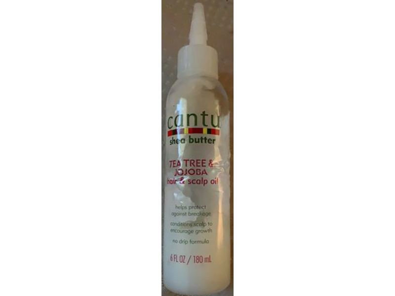 Cantu Shea Butter Hair & Scalp Oil, Tea Tree & Jojoba, 6 fl oz/180 mL