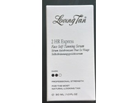 Loving Tan 2 Hr Express Face Self Tanning Serum, Dark, 1 fl oz/30 mL - thumbnail 2