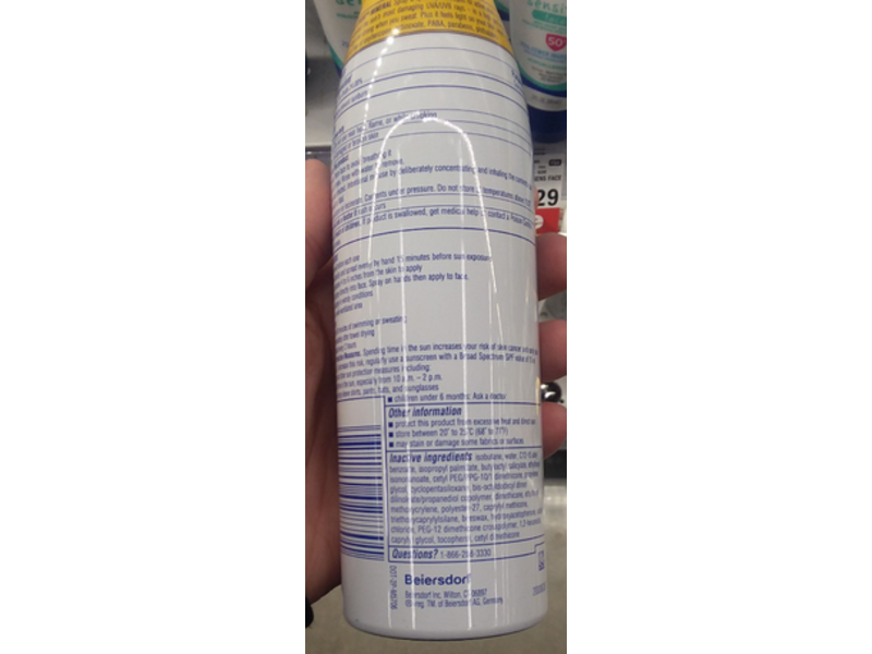 Coppertone Sport Mineral Sunscreen Spray, SPF 50, 5 oz/142 g