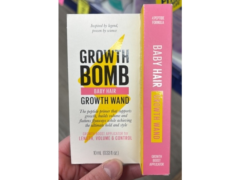 Growth Bomb Baby Hair Growth Wand, 0.33 fl oz/10 mL