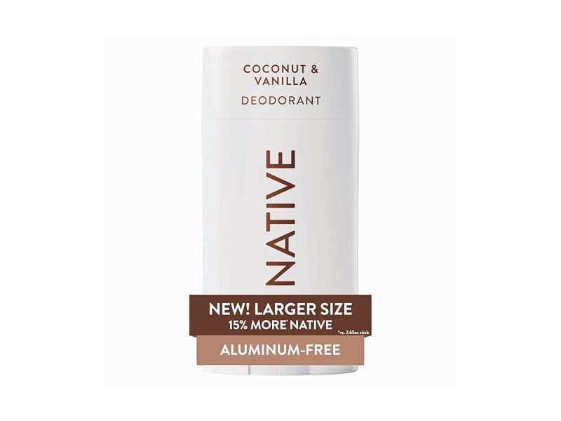 Native Deodorant, Coconut & Vanilla, 3.1 oz/88 g