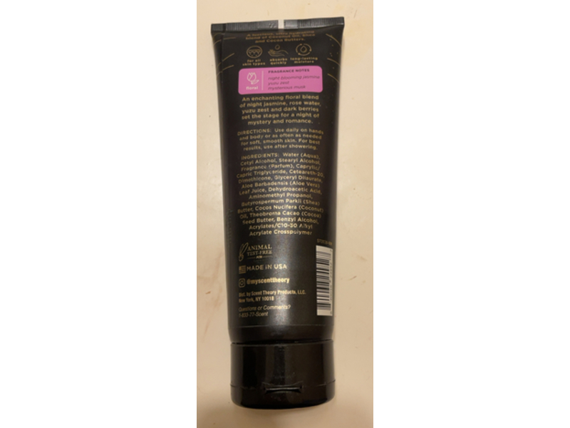 Scent Theory Light Up The Sky Night Jasmine & Yuzu Zest Body Cream, Shea Butter & Coconut Oil, 8 oz/226 g