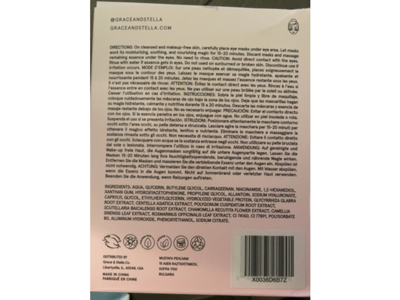 Grace & Stella A Dream Come Blue Eye Mask, 6 g, 24 Pairs