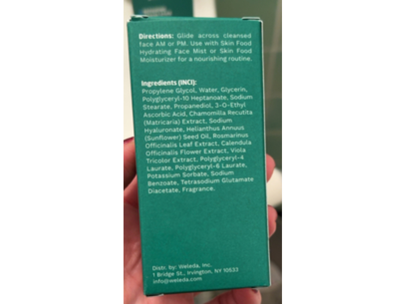 Weleda Brightening Serum Stick, Vitamin C & Hyaluronic Acid, 0.53 oz/15 g