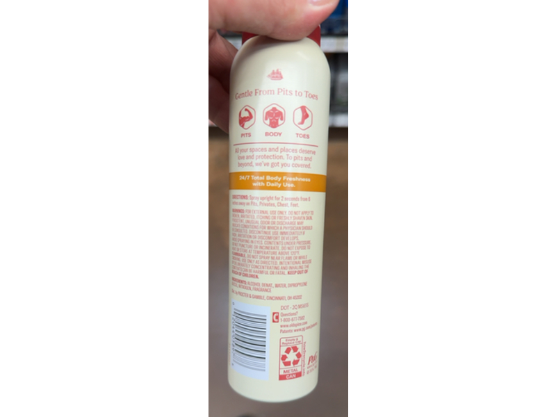 Old Spice Whole Body Deodorant, Vanilla + Shea, 3.5 fl oz/99 g