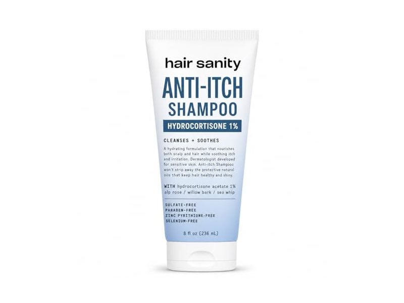 HairSanity Anti-Itch Shampoo, 8 fl oz/236 mL