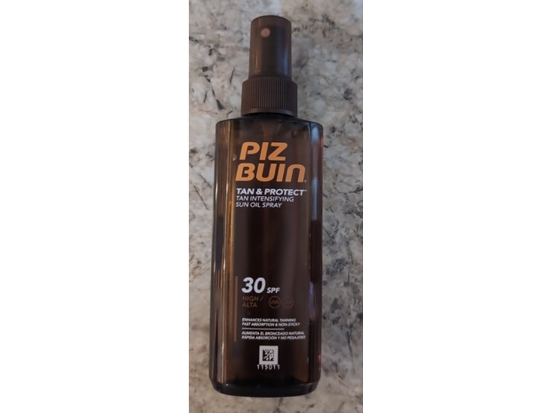 Piz Buin Tan & Protect Tan Intensifying Sun Oil Spray, SPF 30, 150 mL