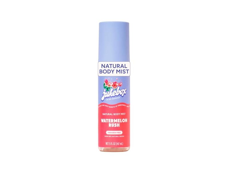 Jukebox By Dr.Squatch Natural Body Mist, Watermelon Rush, 5 fl oz/147 mL