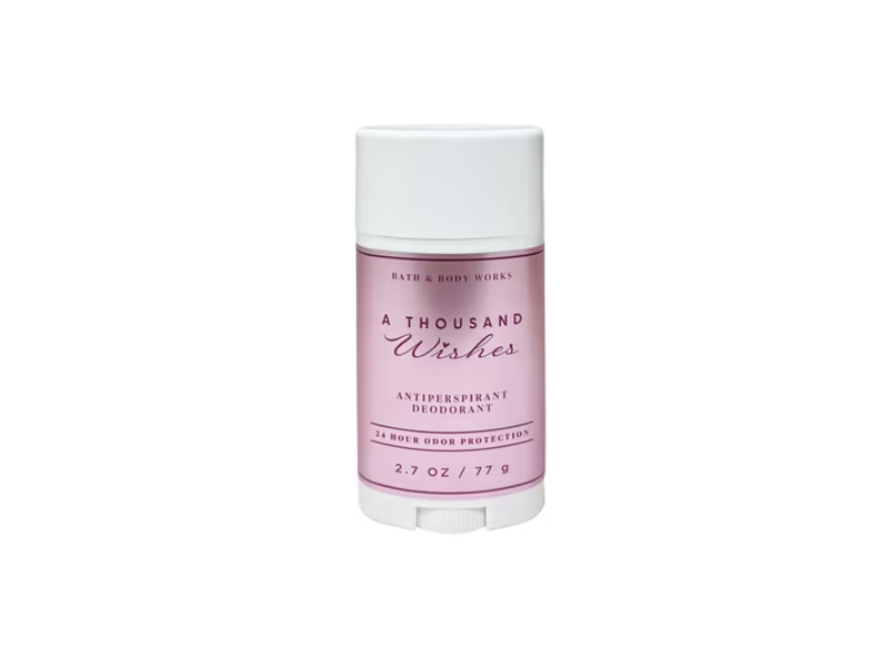 Bath & Body Works Antiperspirant Deodorant, A Thousand Wishes, 2.7 oz/77 g