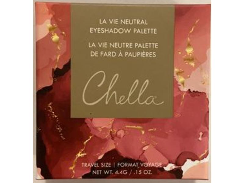Chella La Vie Neutral Eyeshadow Palette, 0.15 oz/4.4 g
