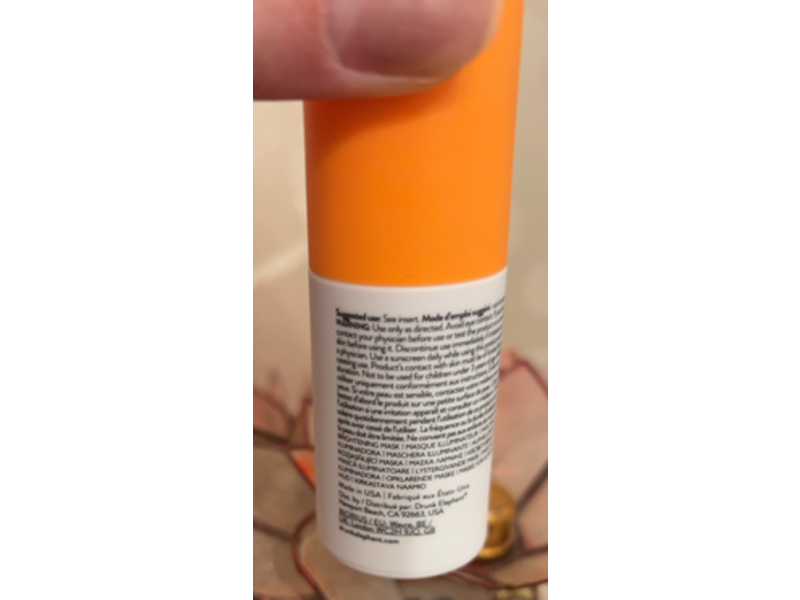 Drunk Elephant Bouncy Bright Facial Brightening Mask, 10% Azelaic Acid + 1% Salicylic Acid, 0.5 fl oz/15 mL