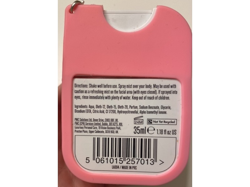 La Vida Caribena Hydrating Body Fragrance Mist, Guava Glow, 1.18 fl oz/35 mL