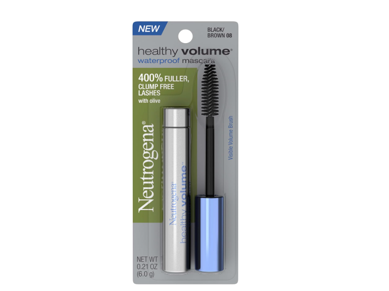 Neutrogena Healthy Volume Waterproof Mascara, 08 Black/Brown, 0.21 oz/6 g