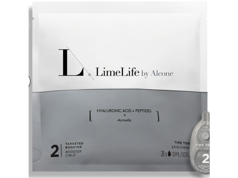 Limelife By Alone Time Tonic Skin Firming Capsules , Hyaluronic Acid + Peptides + Acmella, 0.03 fl oz/0.9 mL, 28 Count