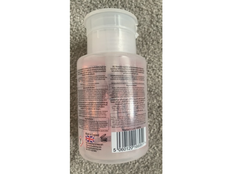 XNC Nail Polish Remover, 80% Acetone, 150 mL