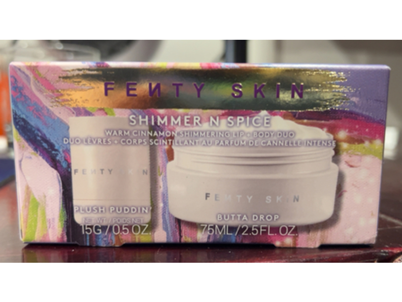 Fenty Skin Shimmer N Spice Warm Cinnamon Shimmering Lip + Body Duo