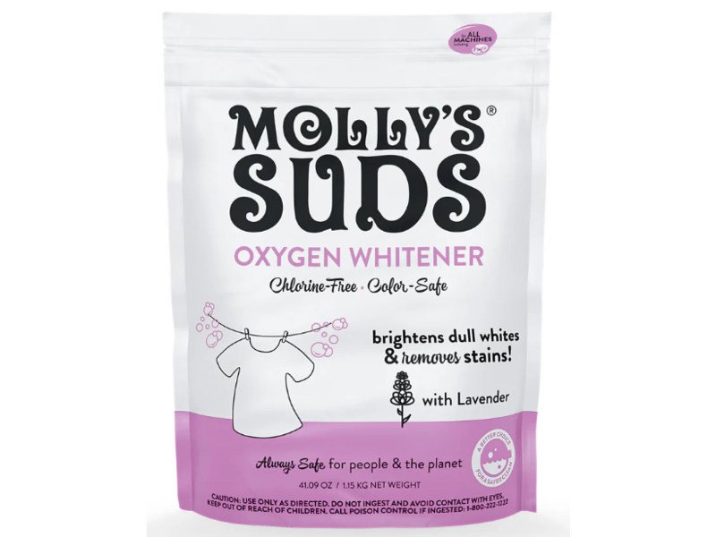 Molly's Suds Oxygen Whitener, Lavender, 41.09 oz/1.15 kg