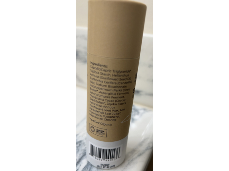 The Earthling Co. Deodorant, Microbiome Balancing, 2.5 oz/74 g