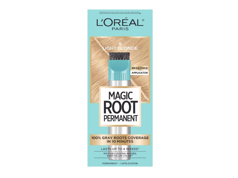 L'Oreal Paris Magic Root Permanent Hair Color Kit, 9 Light Blonde, 1 Application, Pack Of 2