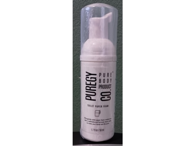 Puregy Co Toilet Paper Foam Spray, 1.7 fl oz/50 mL