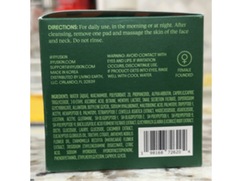 Jiyu Toning & Brightening Face Pads, 100 Count