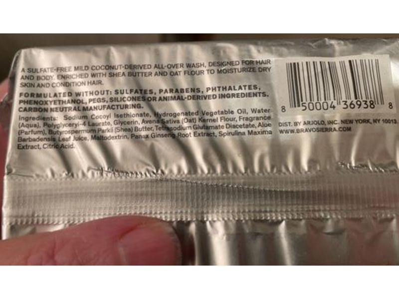 Bravo Sierra Hair & Body Solid Cleanser, 7 oz