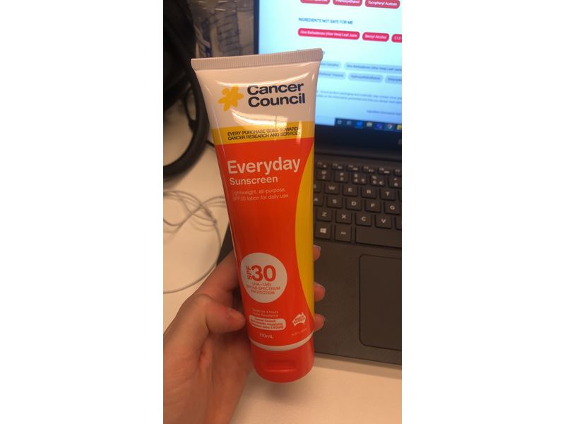 Cancer Council Everyday Sunscreen, SPF 30, 250 mL